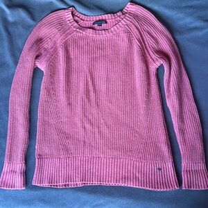 American Eagle Outfitters pink stitched sweater, size Medium